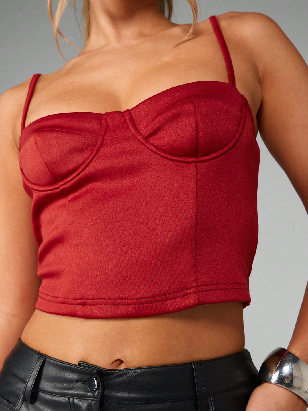 Top Shein, cărămiziu