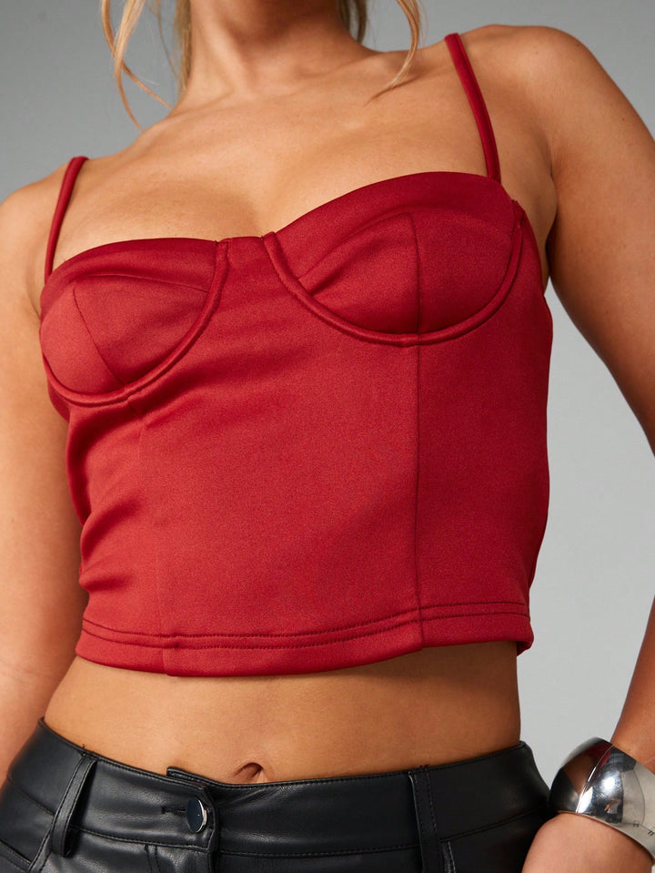 Top Shein, cărămiziu