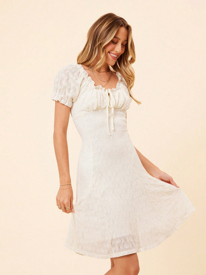 Rochie midi SHEIN, alb