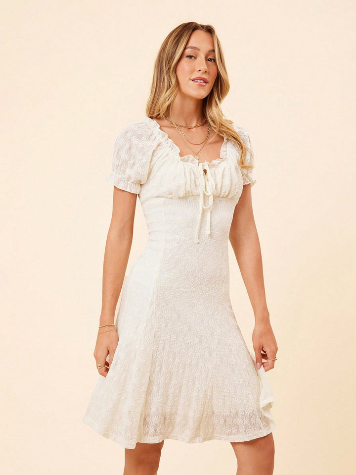 Rochie midi SHEIN, alb