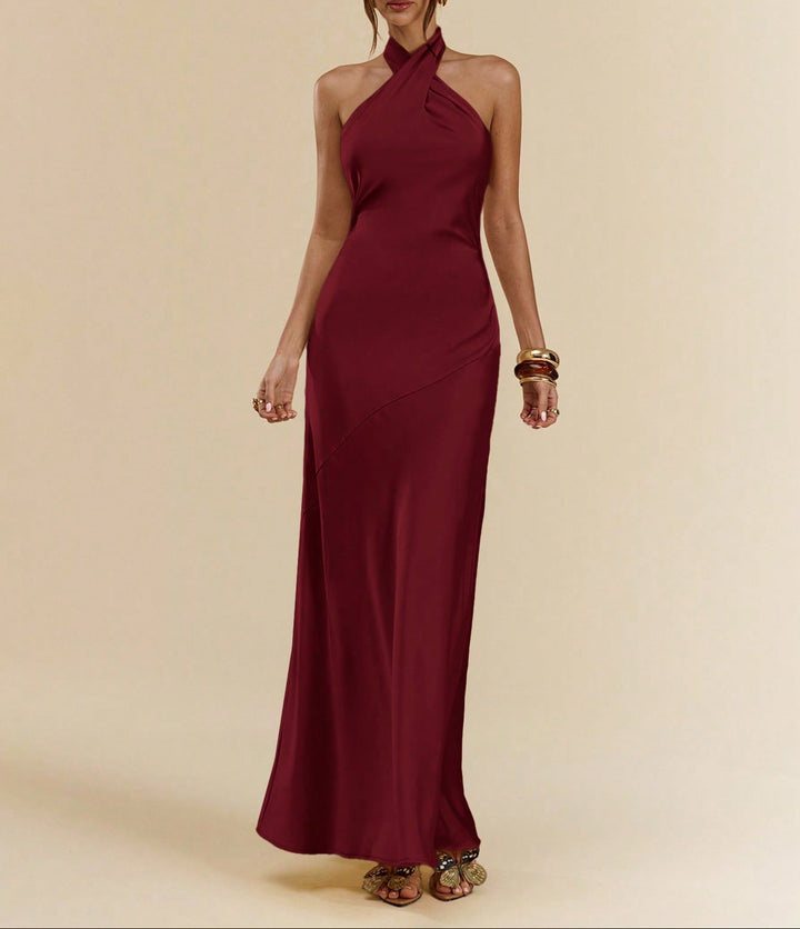 Rochie maxi SHEIN, vișiniu