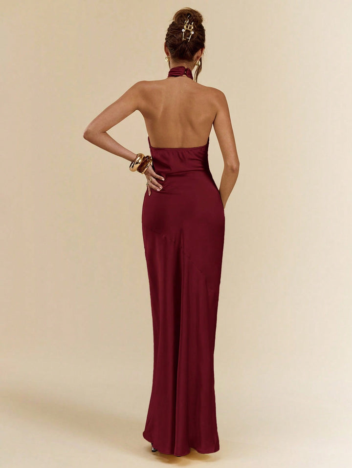 Rochie maxi SHEIN, vișiniu