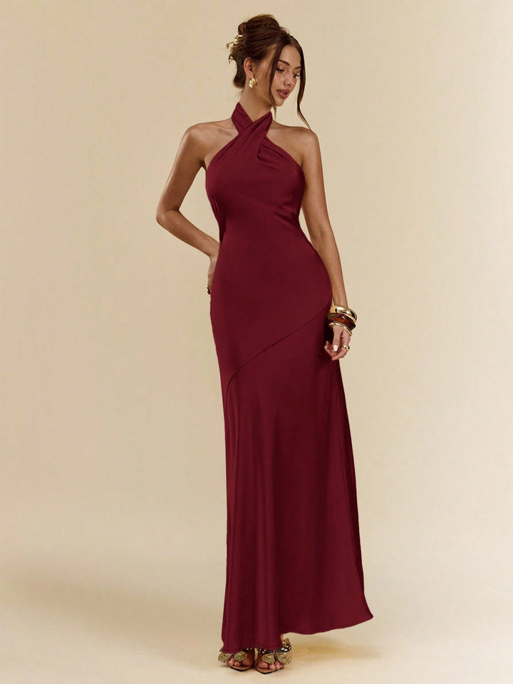 Rochie maxi SHEIN, vișiniu