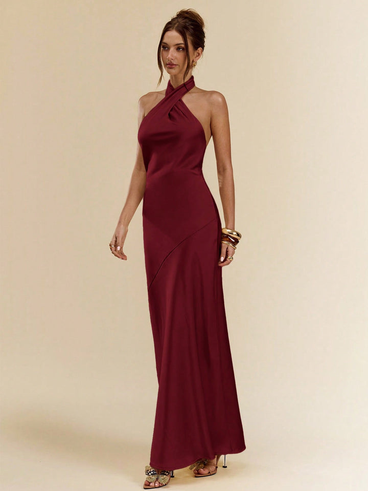 Rochie maxi SHEIN, vișiniu