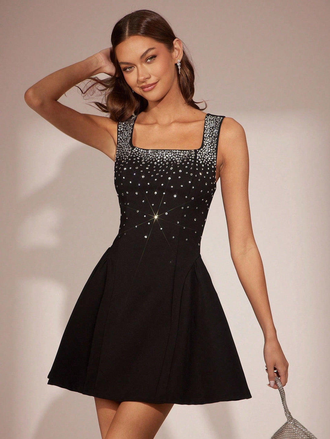 Rochie scurtă SHEIN, negru