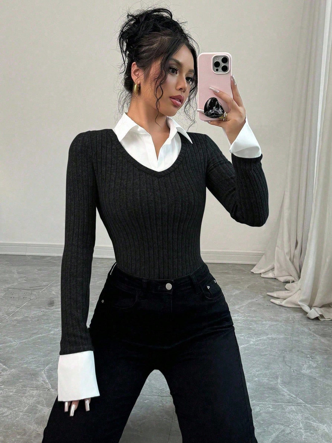 Tricou SHEIN, negru
