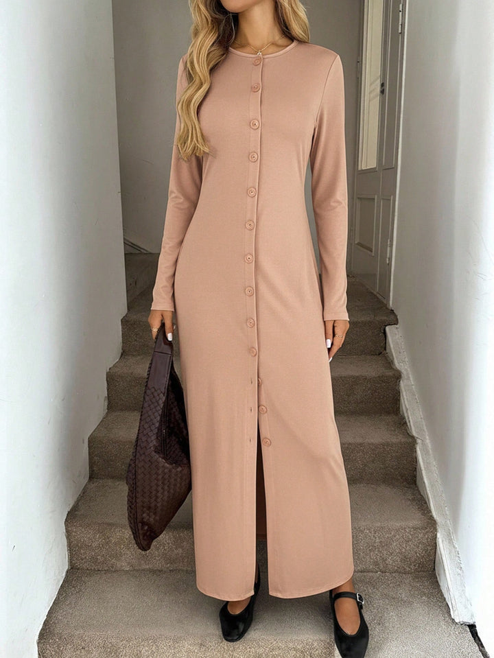 Rochie maxi SHEIN, portocaliu
