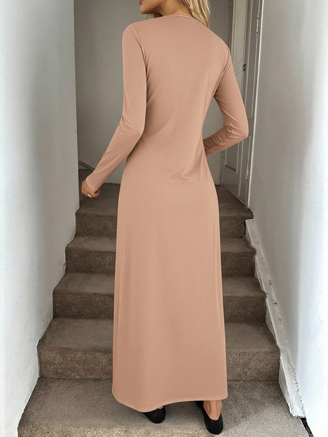 Rochie maxi SHEIN, portocaliu