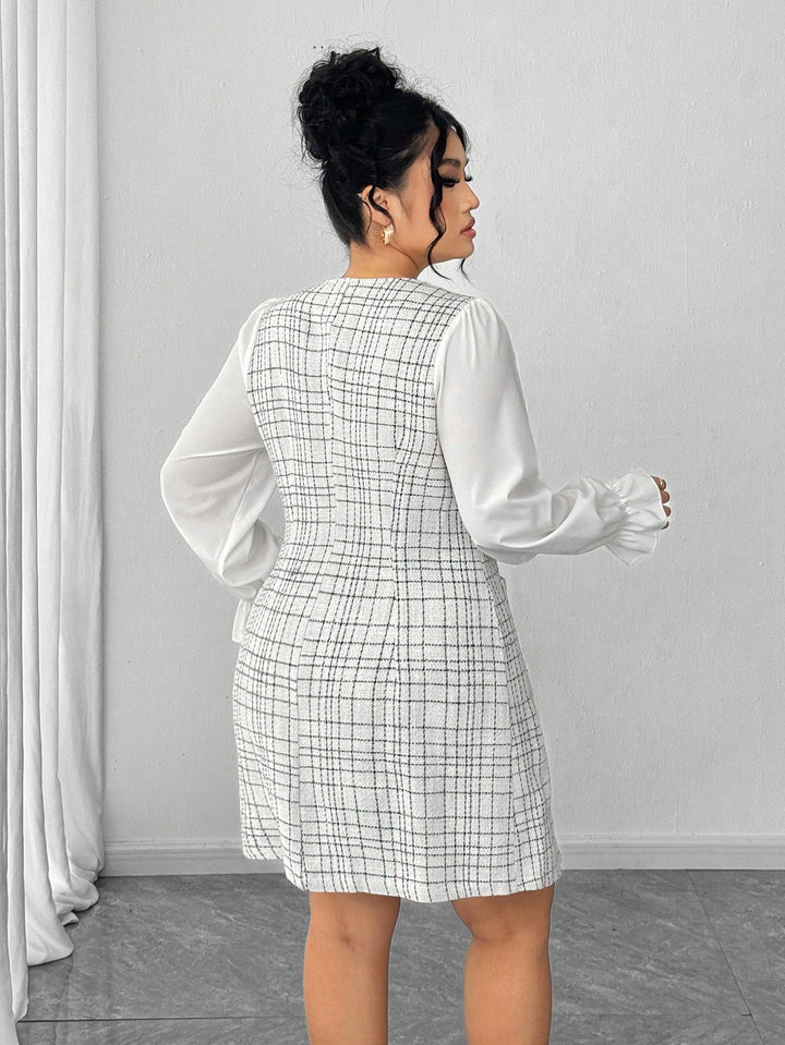 Rochie midi SHEIN, crem