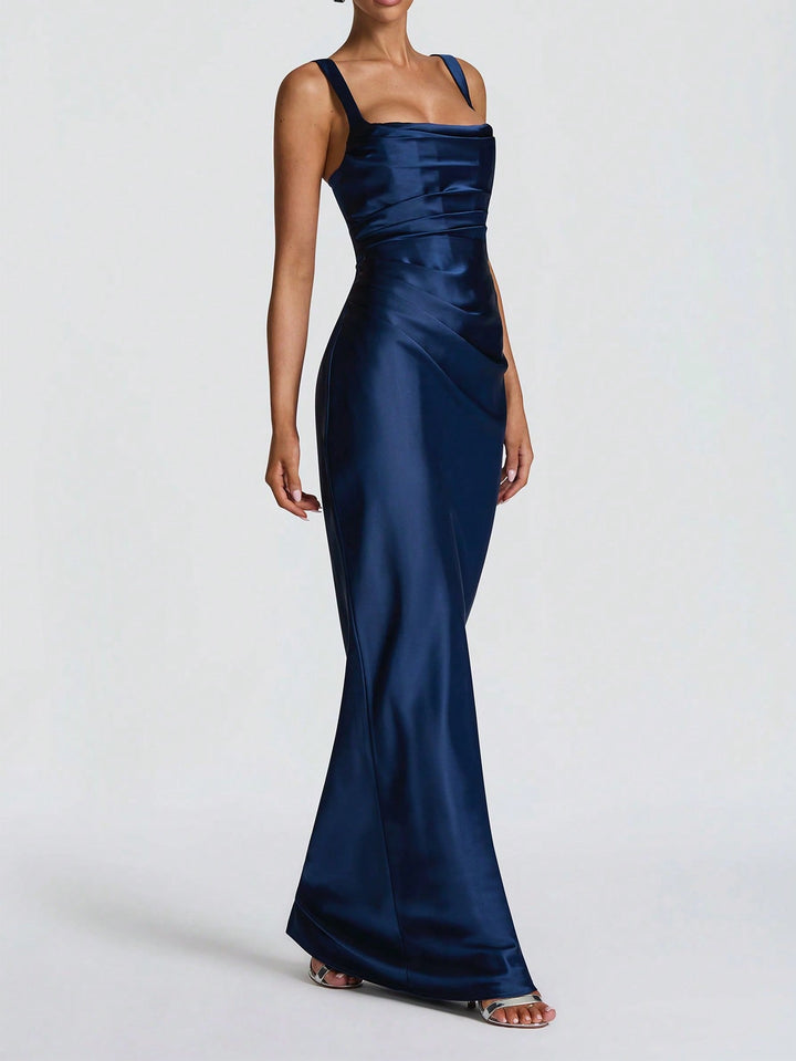 Rochie maxi SHEIN, albastru