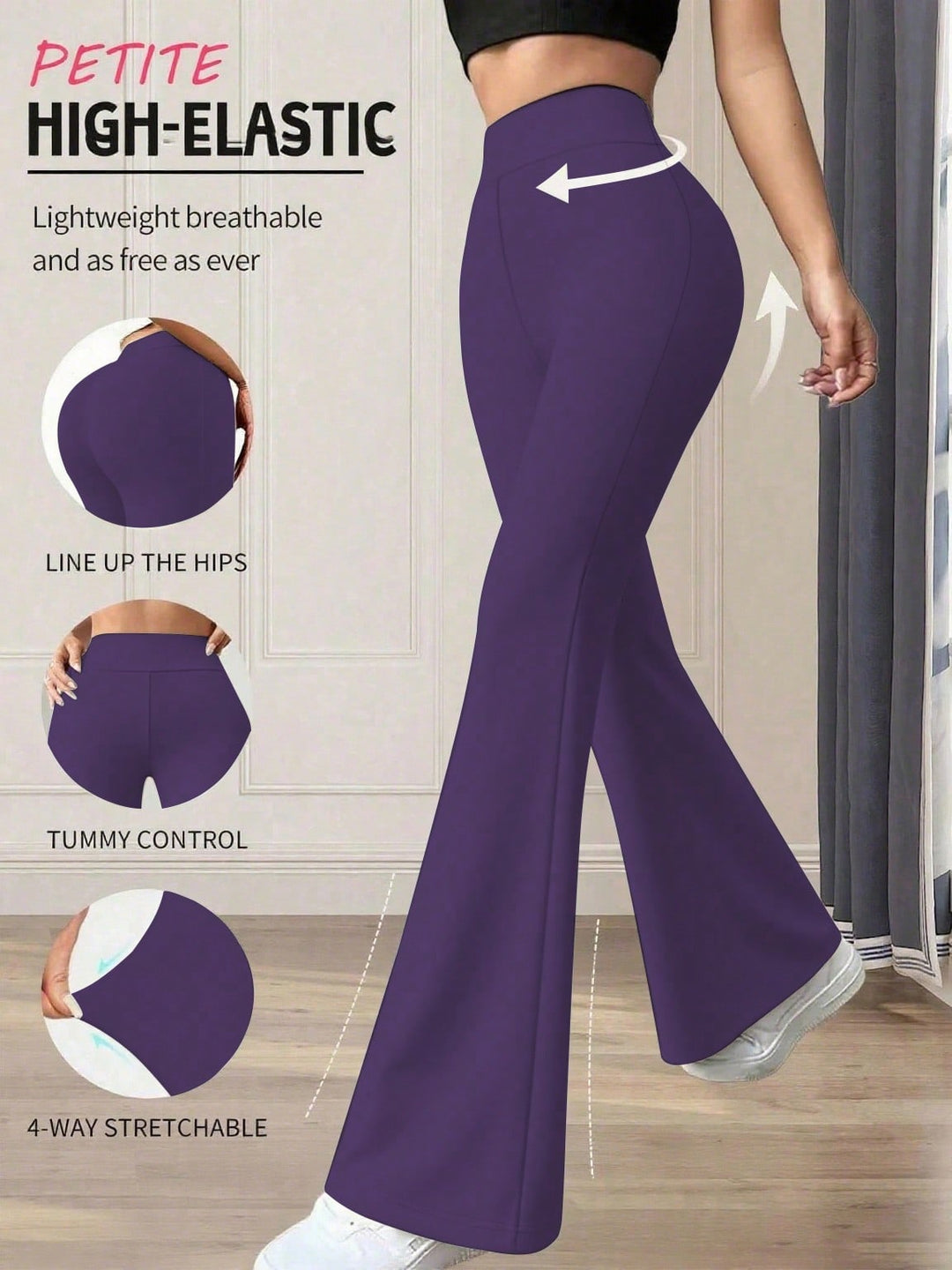 Pantaloni SHEIN, mov