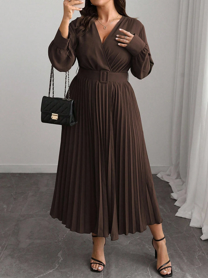Rochie maxi SHEIN, maro