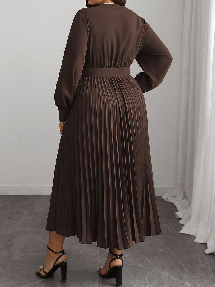 Rochie maxi SHEIN, maro
