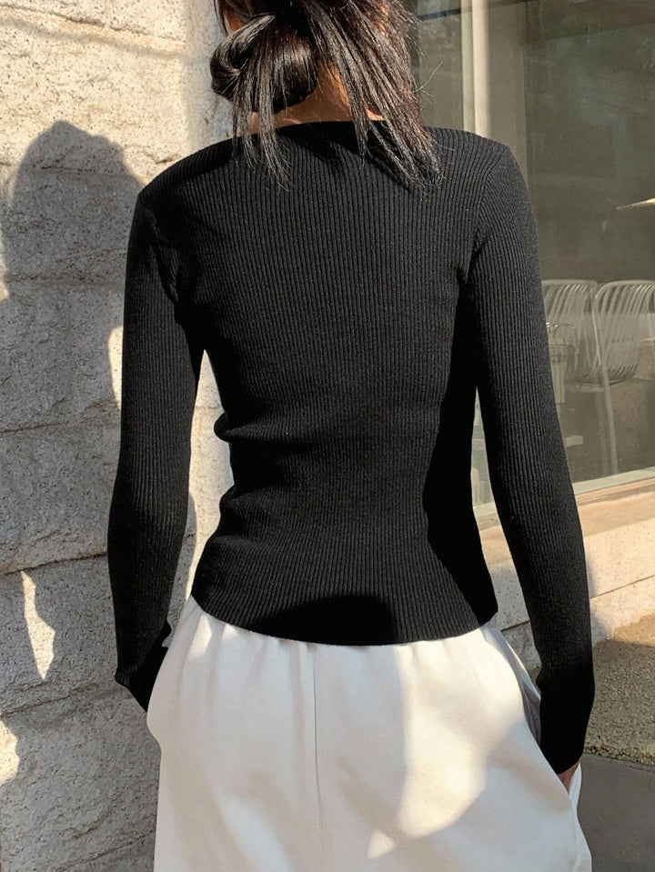 Pulover Dazy by Shein, negru