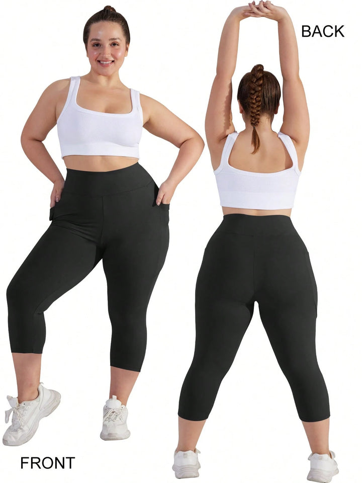Colanți 3/4 SHEIN, negru