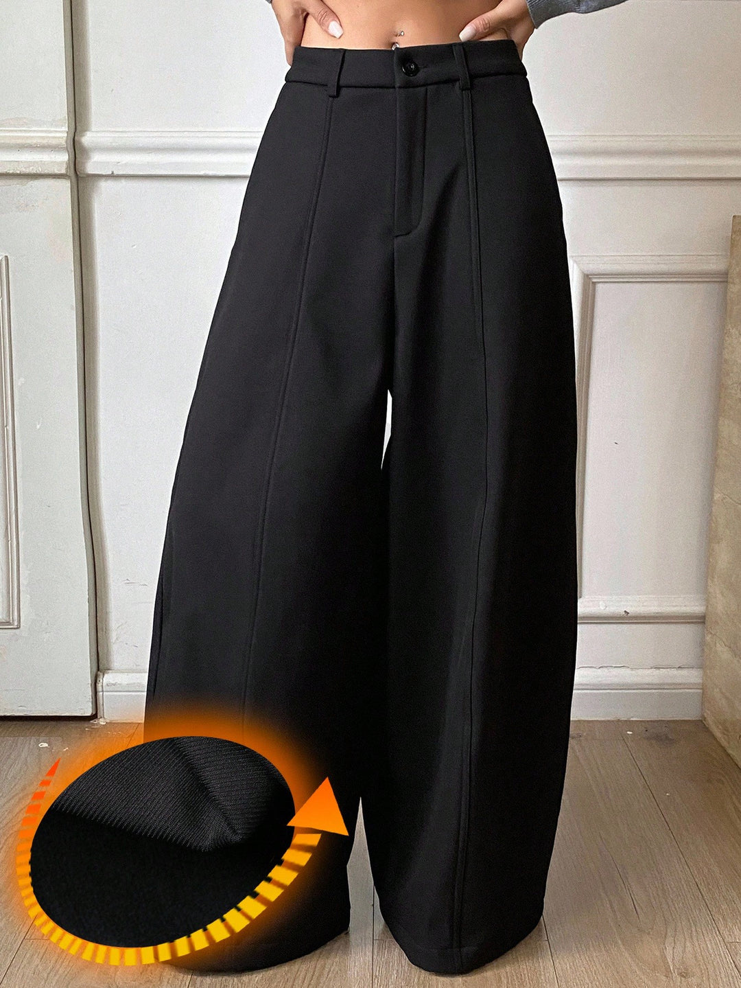 Pantaloni SHEIN, negru