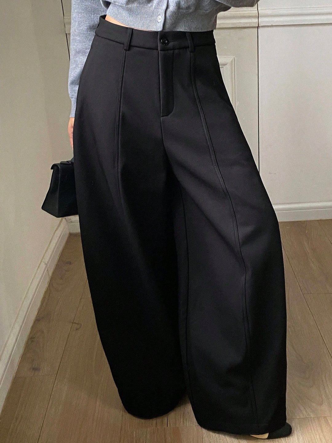Pantaloni SHEIN, negru
