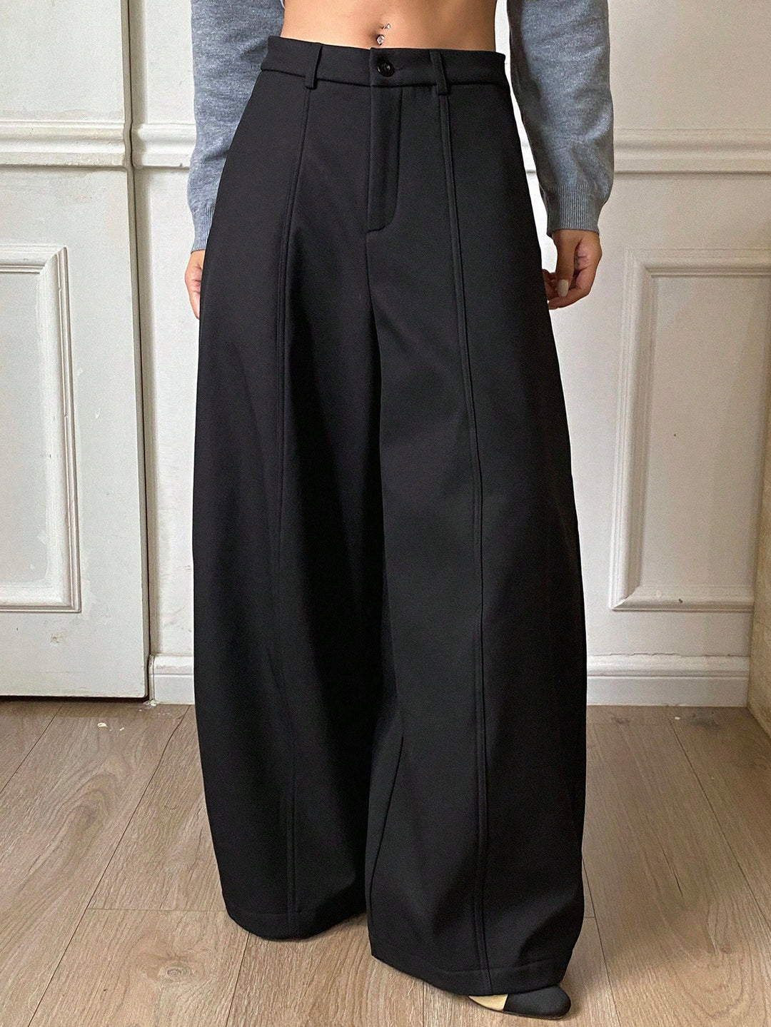 Pantaloni SHEIN, negru