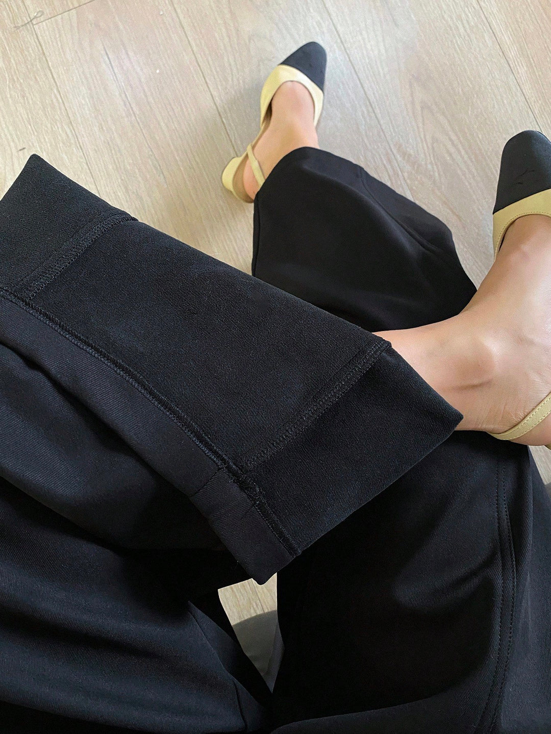 Pantaloni SHEIN, negru