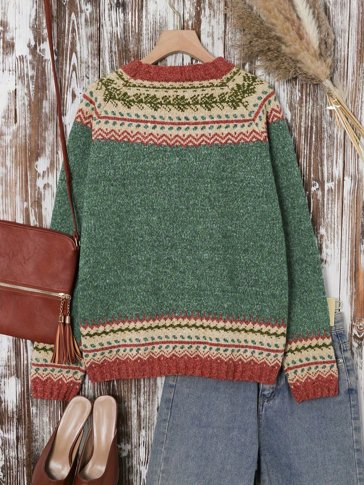 Pulover SHEIN, verde