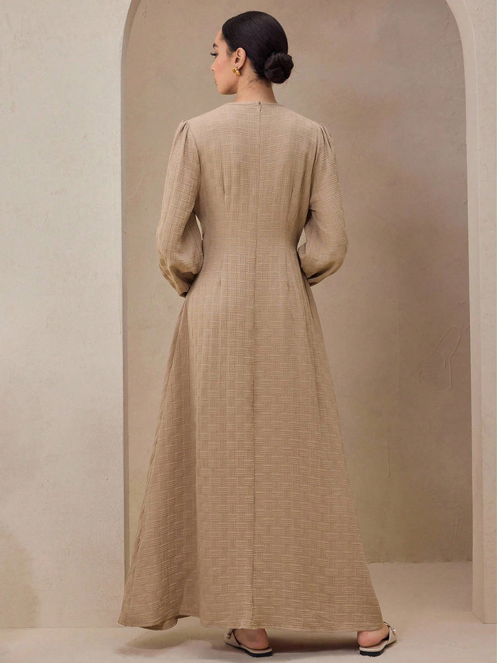 Rochie maxi SHEIN, kaki