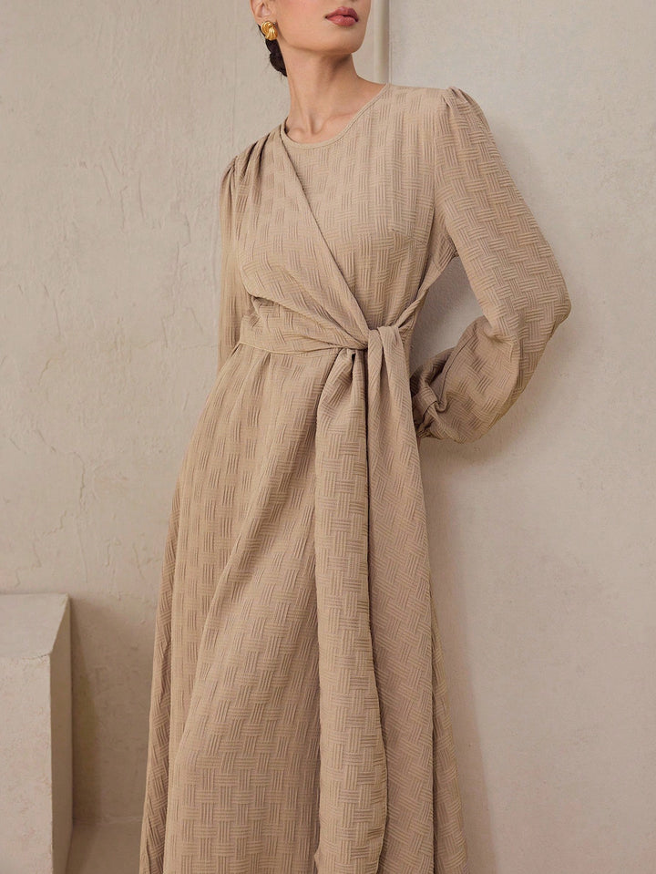 Rochie maxi SHEIN, kaki