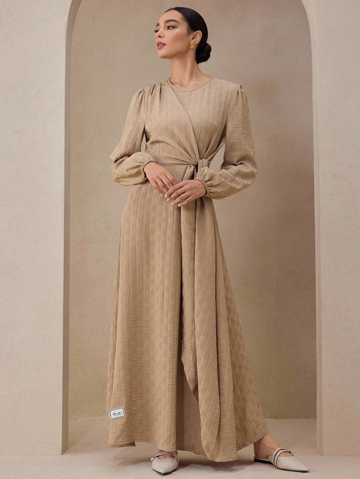 Rochie maxi SHEIN, kaki