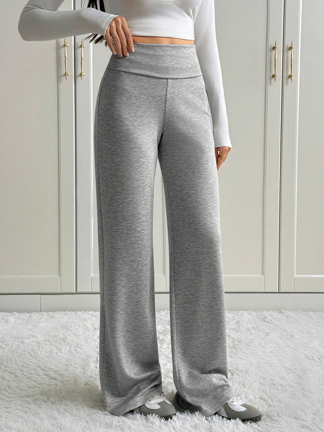 Pantaloni SHEIN, gri