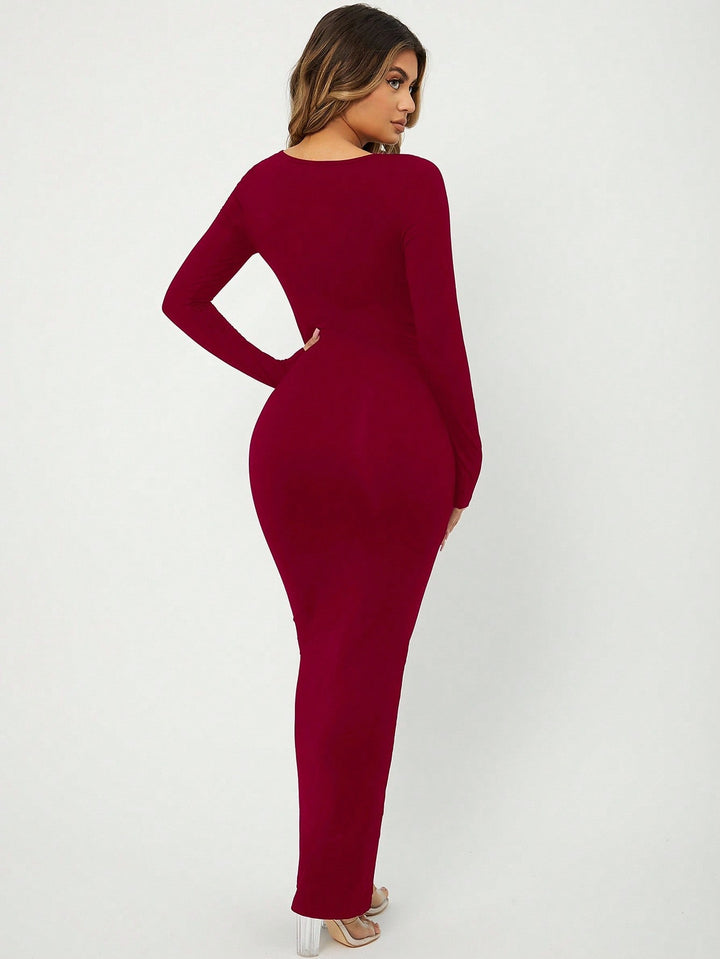 Rochie maxi SHEIN, roșu