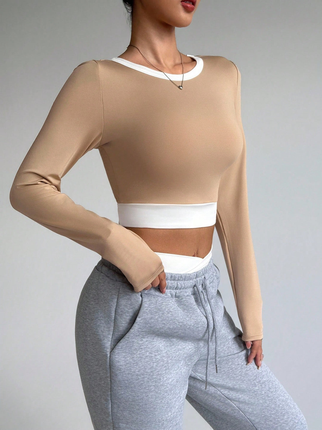 SHEIN blúz, bézs