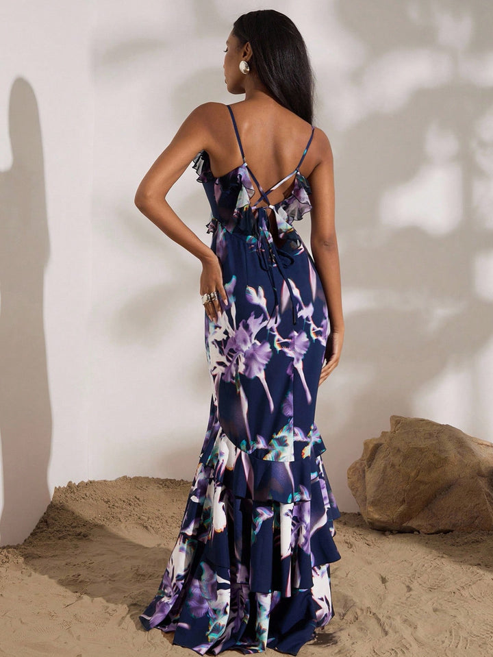 Rochie maxi SHEIN, mix culori