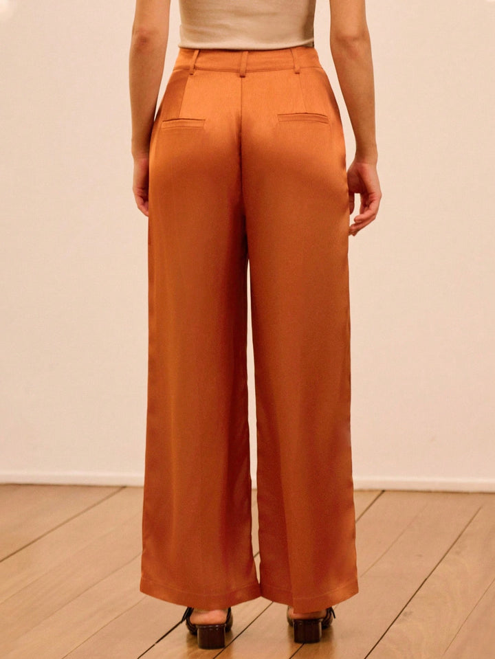 Pantaloni SHEIN, maro