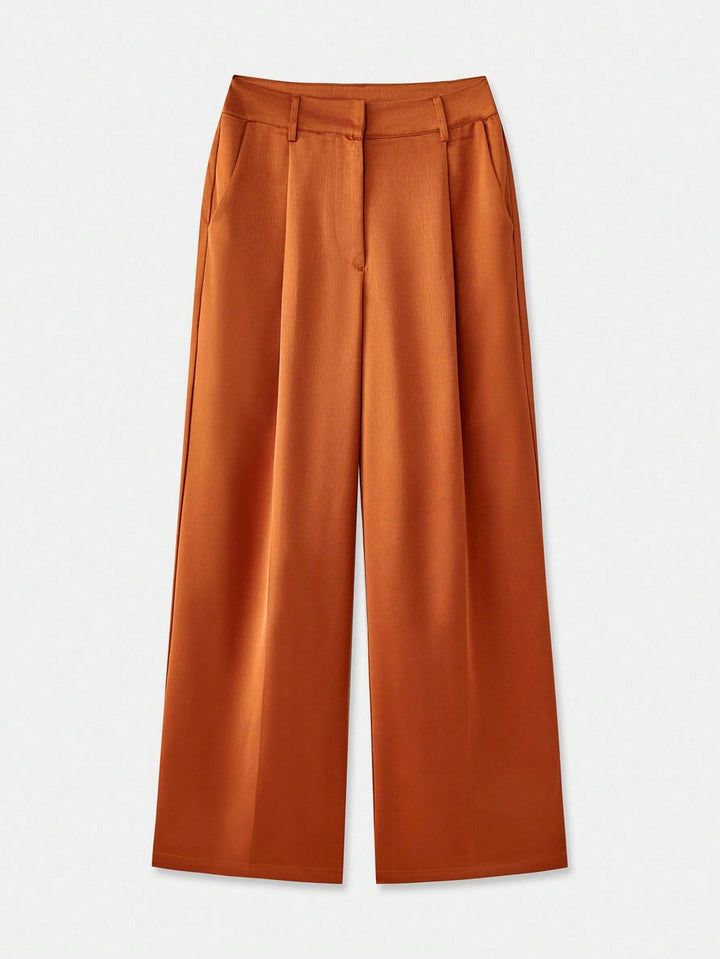 Pantaloni SHEIN, maro