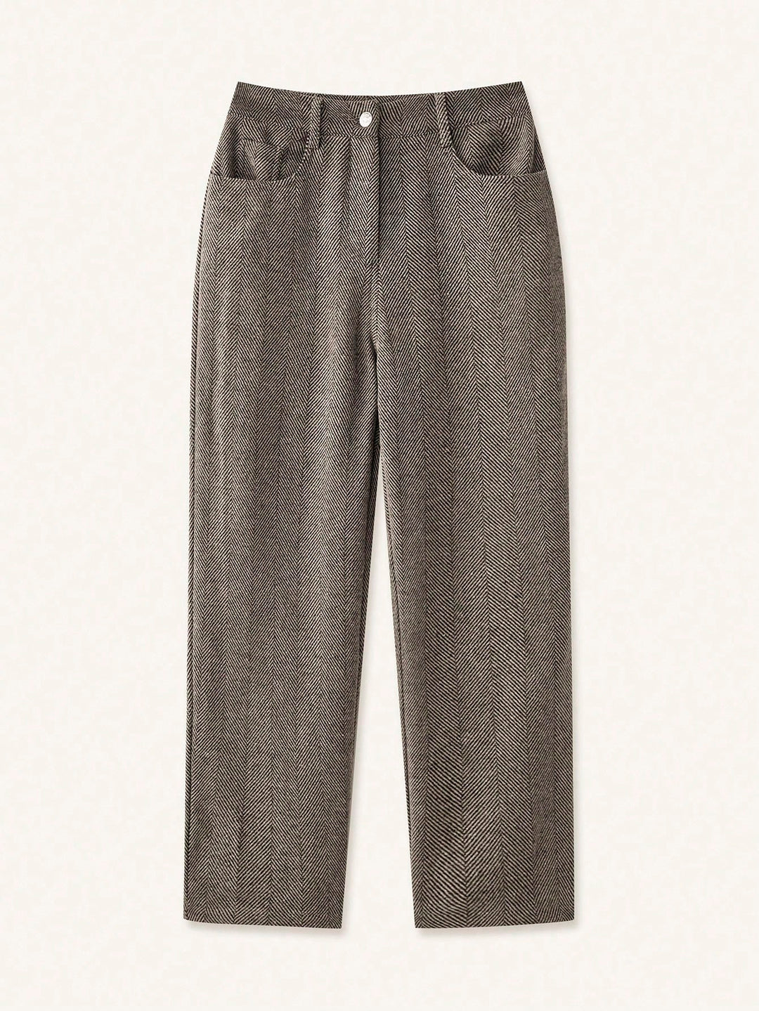 Pantaloni SHEIN, maro