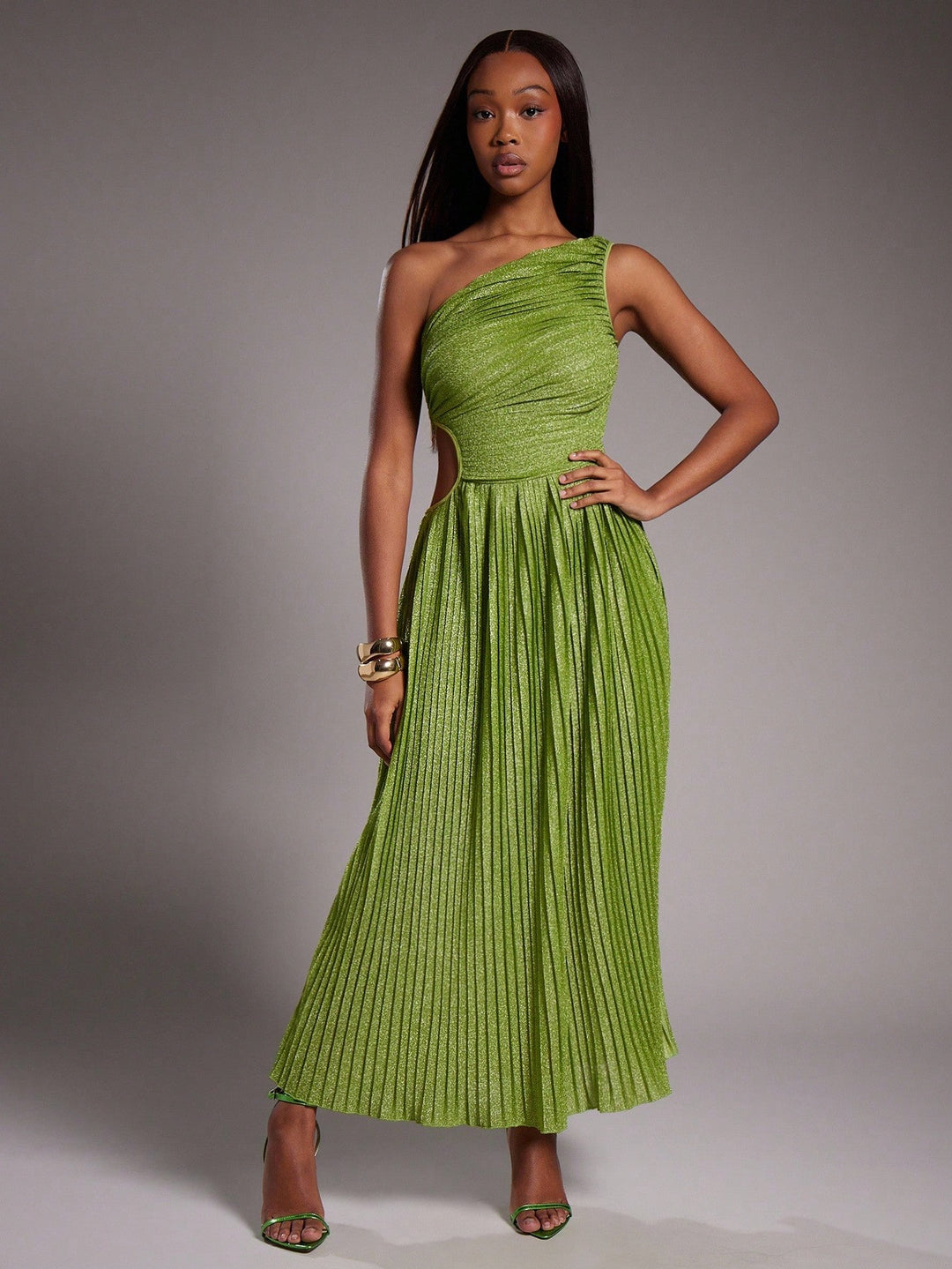 Rochie maxi SHEIN, verde