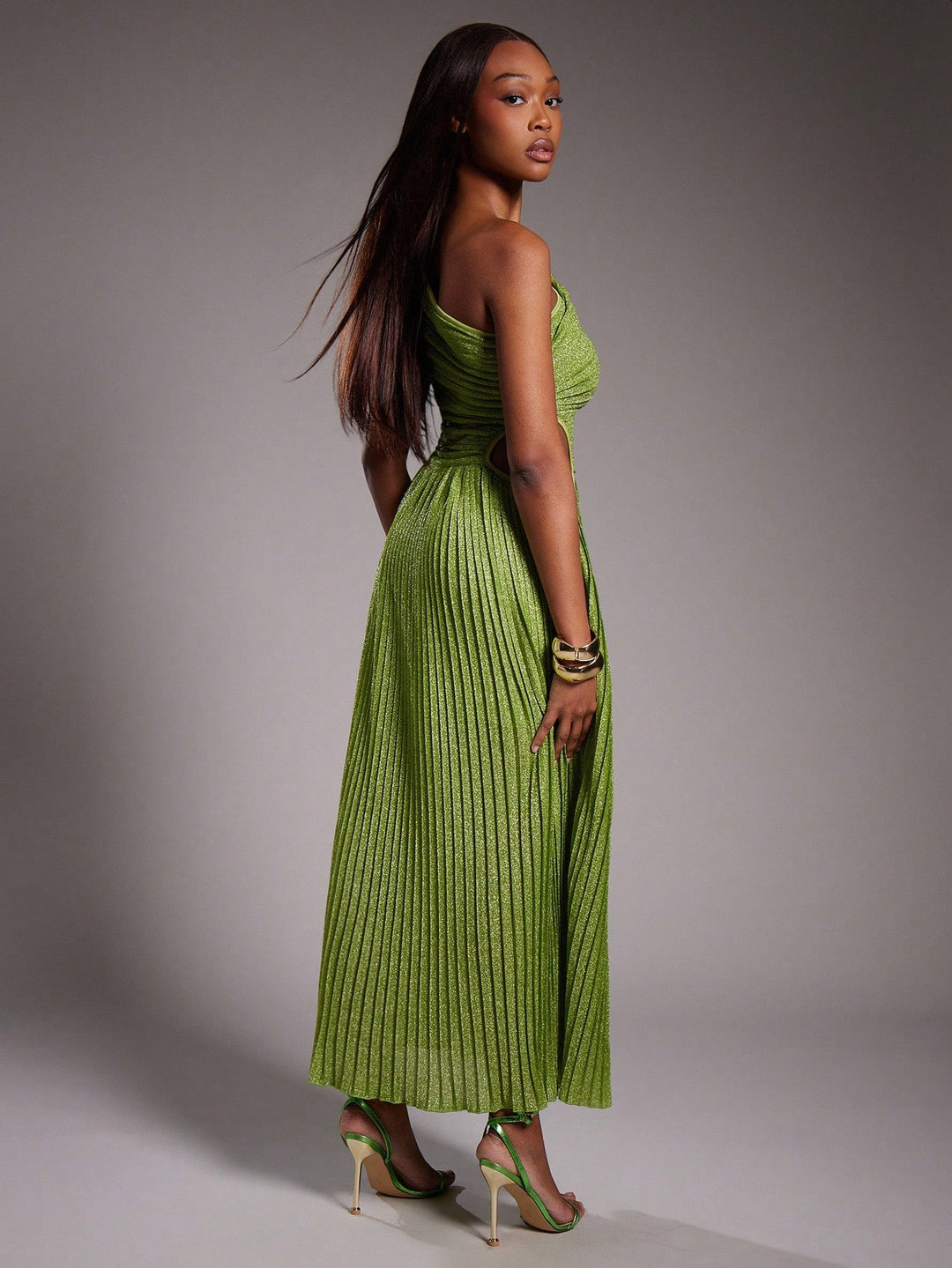 Rochie maxi SHEIN, verde