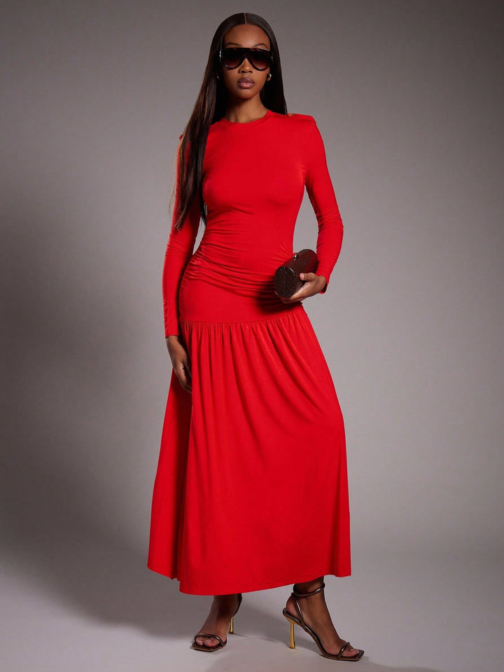 Rochie maxi SHEIN, verde