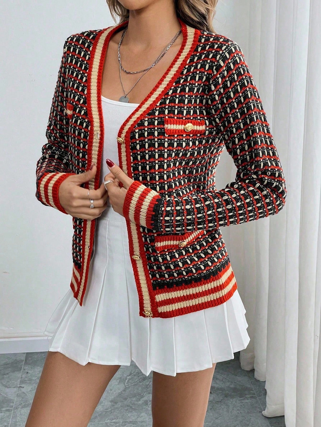 Cardigan SHEIN, mix culori