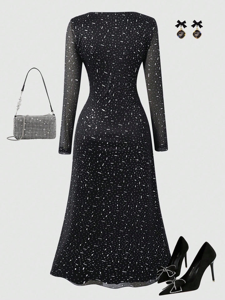 Rochie maxi SHEIN, negru