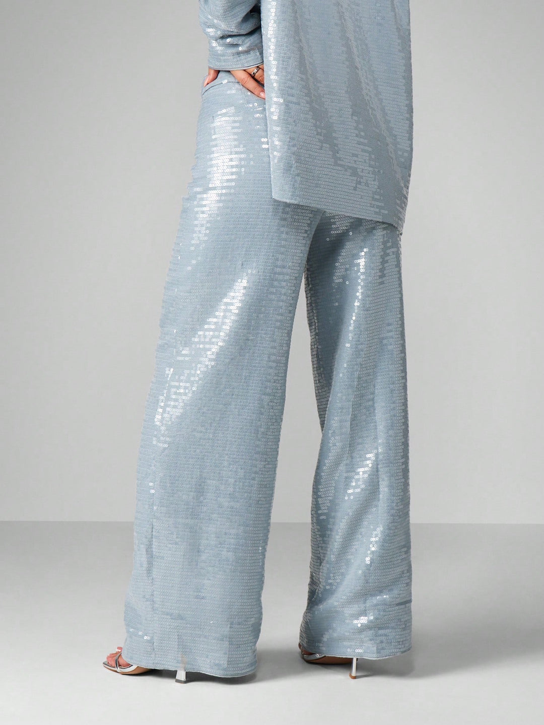 Pantaloni SHEIN, albastru
