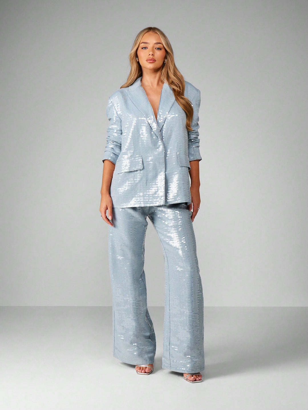 Pantaloni SHEIN, albastru