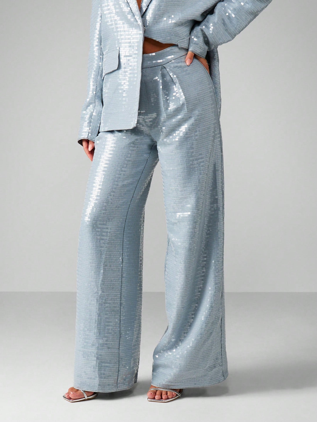 Pantaloni SHEIN, albastru