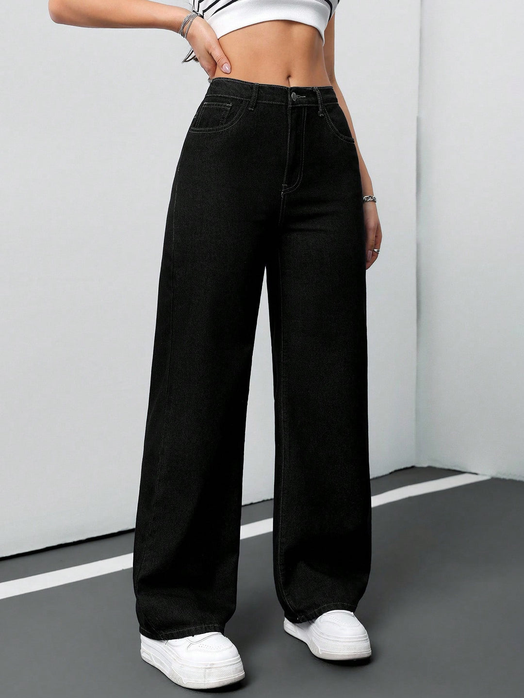 Jeans SHEIN, negru