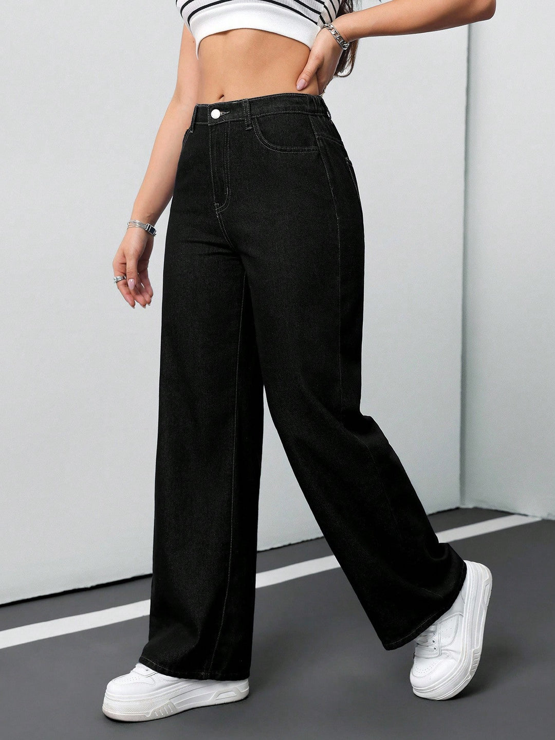 Jeans SHEIN, negru