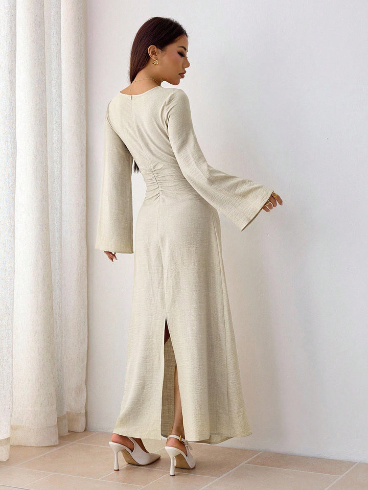 Rochie maxi SHEIN, portocaliu