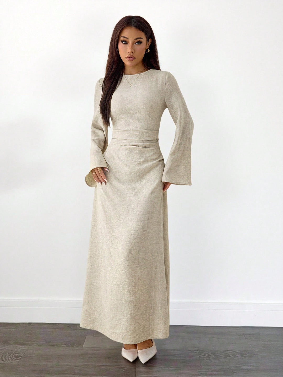 Rochie maxi SHEIN, portocaliu