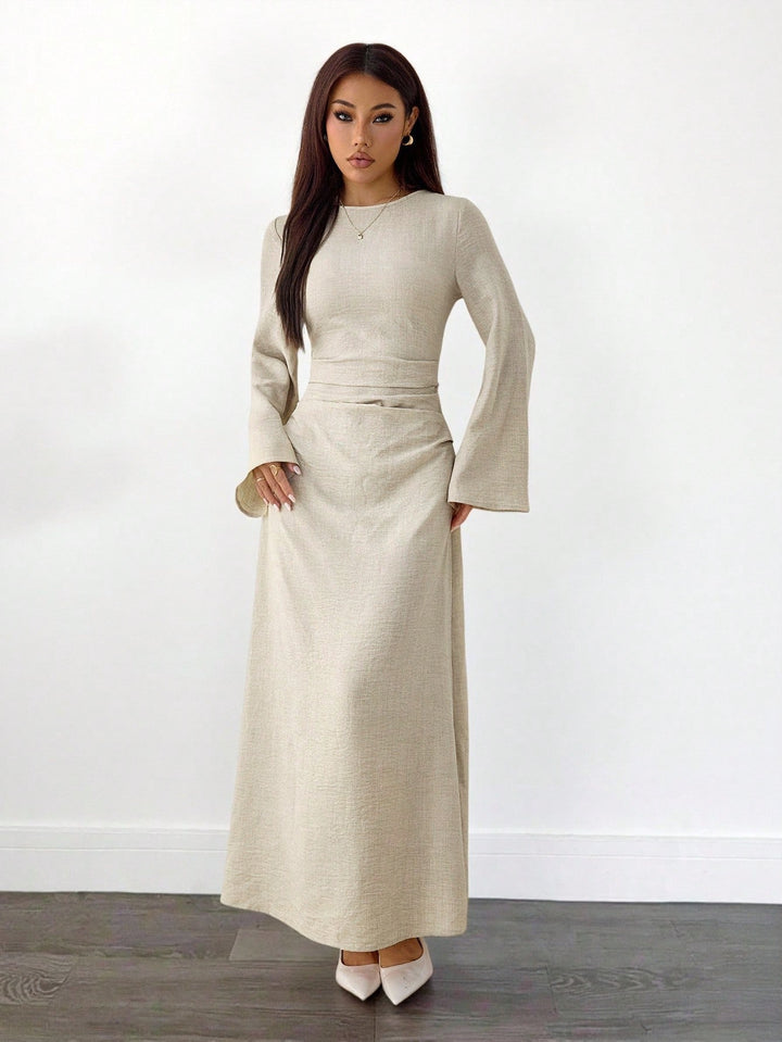 Rochie maxi SHEIN, portocaliu