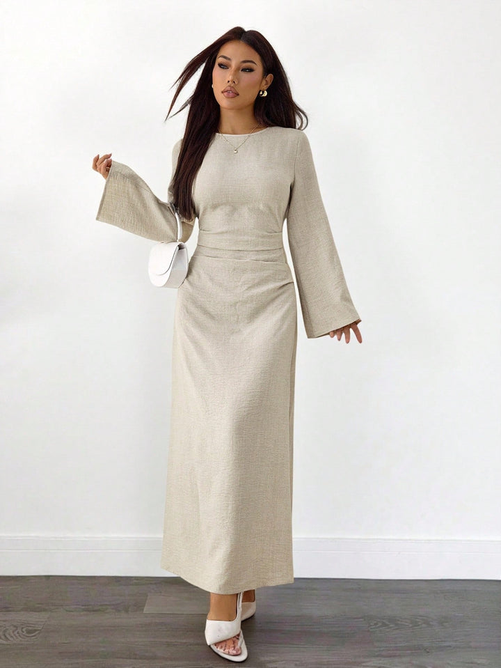 Rochie maxi SHEIN, portocaliu