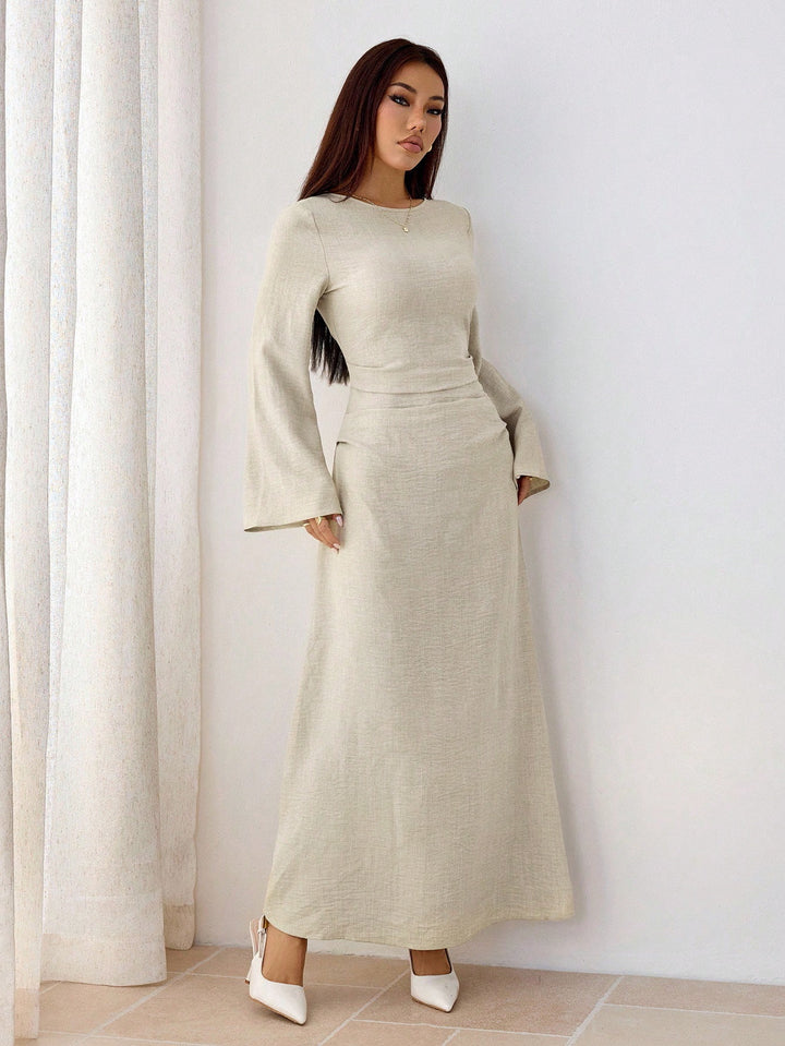 Rochie maxi SHEIN, portocaliu