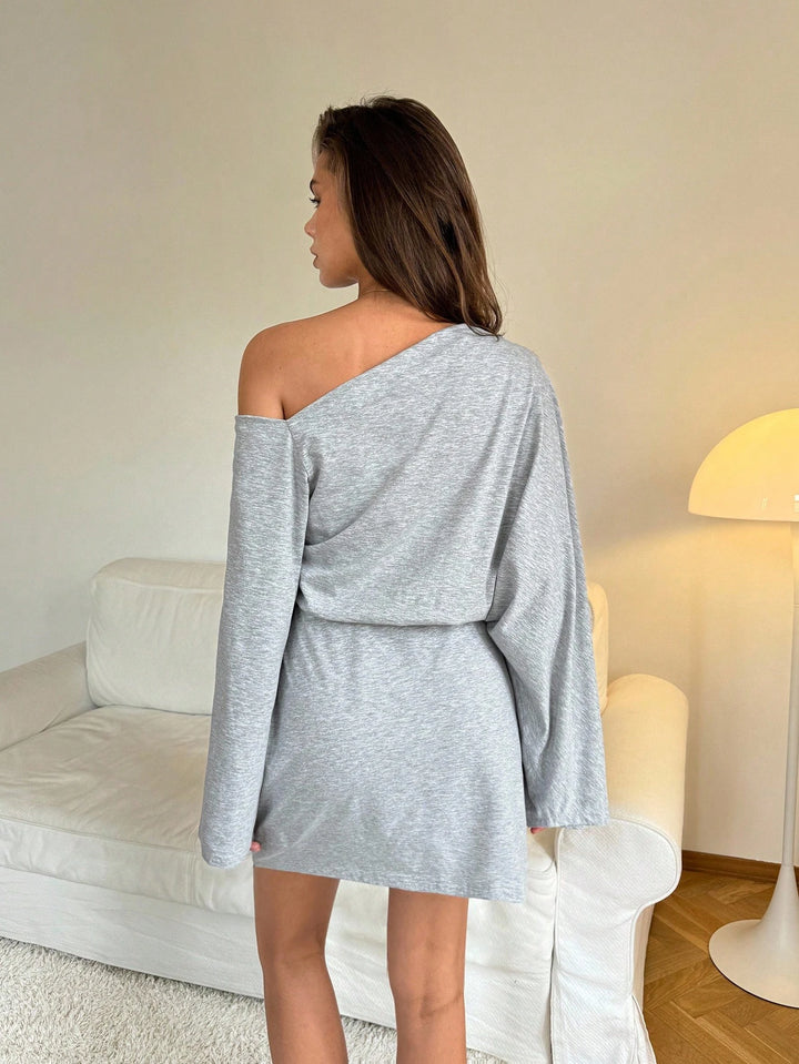 Rochie mini SHEIN, gri